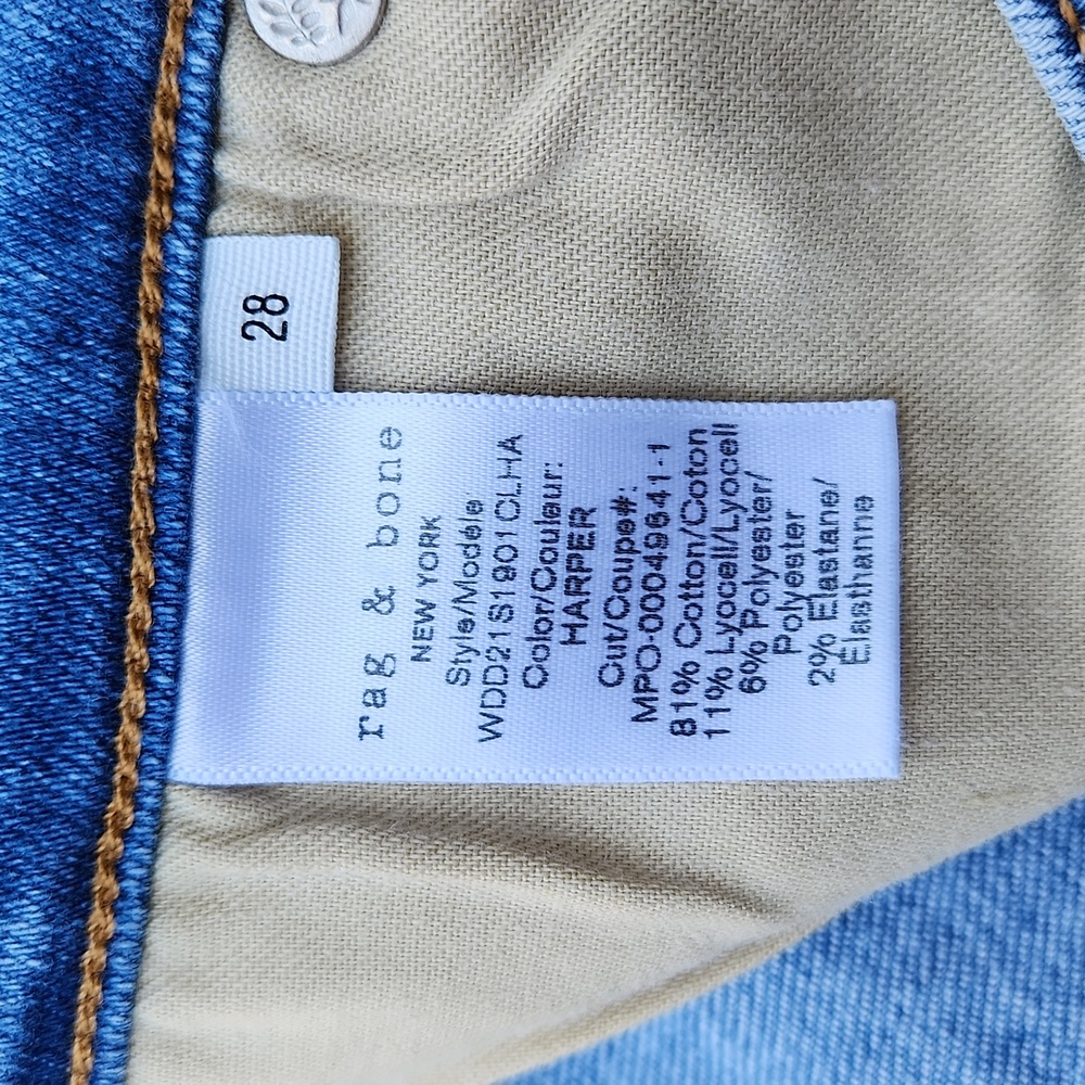 Nwt rag & bone Nina High Rise Denim Shorts - Picture 16 of 16